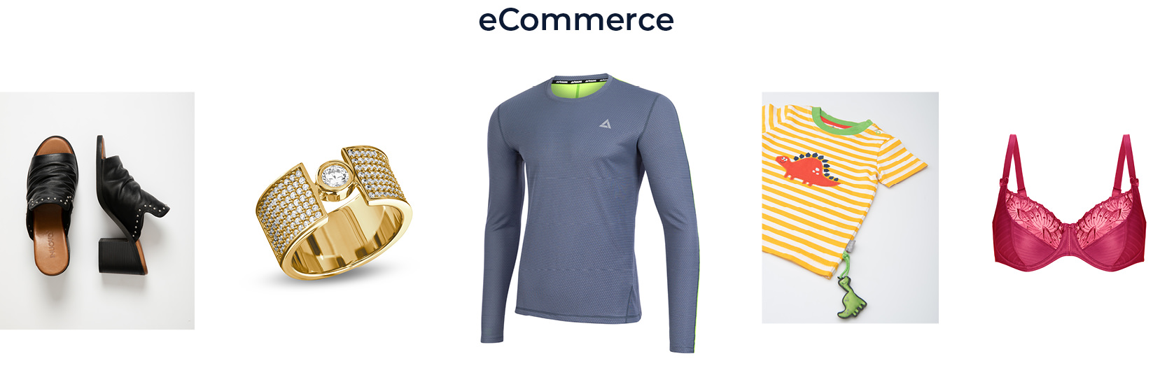 Different types of product photos